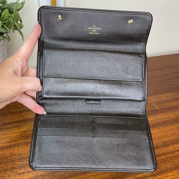 Louis Vuitton Denim Green Monogram Wallet - Picture 11 of 15